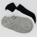 Kit de Meia Selene Sapatilha Invisível - 3 Pares - Feminino PRETO