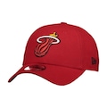 Boné Aba Curva New Era Nba Miami Heat 940 - Snapback - Adulto VERMELHO