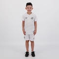 Kit de Uniforme do Santos Umbro I 2021 - Infantil BRANCO