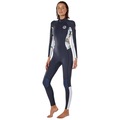 Long John Rip Curl Dawn Patrol 3/2 Zip Charcoal - Feminino CINZA
