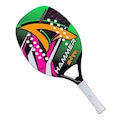 Raquete de Beach Tennis Shark Hammer - Adulto VERDE/LARANJA