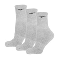 Meia Esportiva Penalty Cano Alto Kit 3 Pares X T - 33 ao 38 - Adulto CINZA