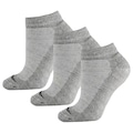 Meia Esportiva Penalty Cano Baixo Kit 3 Pares X T 33 ao 38 - Masculina CINZA
