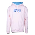 Blusão com Capuz New Era Canguru NYC Sweet Winter Cand Color - Masculino ROSA