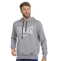 Blusão de Moletom com Capuz Everlast - Masculino CINZA