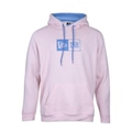 Blusão de Moletom com Capuz New Era Canguru Basico Sazonal Duo Logo - Masculino ROSA