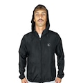 Jaqueta Corta Vento com Capuz Web Surf Shop Light Holidays - Masculina PRETO