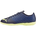 Chuteira Futsal Adulto Puma Tacto II IT BDP AZUL/AMARELO