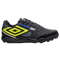 Chuteira Society Umbro Pro 5 Bump Club - Adulto PRETO/AMARELO