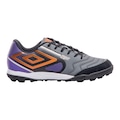 Chuteira Society Umbro Pro 5 Bump Club - Adulto PRETO/ROXO