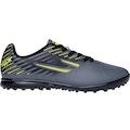 Chuteira Society Topper Brave - Adulto CINZA/AMARELO