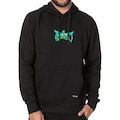 Blusão de Moletom Hurley Canguru Stronger - Masculino PRETO