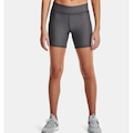 Shorts Under Armour Heat Gear Mid Rise - Feminino CINZA MESCLA