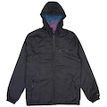 Jaqueta Corta Vento com Capuz Oakley Edição Especial Tramas - Masculina PRETO