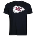 Camiseta New Era Regular NFL Kansas City Chiefs Tecnologic - Masculina PRETO