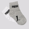 Meia Puma Cano Baixo - 2 Pares - Infantil BRANCO