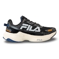 Tênis Masculino Fila Recovery PRETO/LARANJA