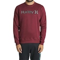 Blsuão de Moletom Hurley Careca Sticker - Masculino VERDE ESCURO