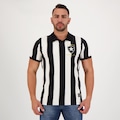 Camisa Futfanatics Botafogo Retrô 1995 Escudo - Masculina PRETO