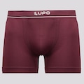 Cueca Boxer Lupo Microfibra Sem Costura - Adulto VERMELHO