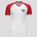 Camisa Futfanatics São Paulo Raglan - Masculina BRANCO
