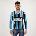 Camisa Manga Longa Futfanatics Grêmio Retrô 1989 - Masculina AZUL