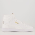 Tênis Puma Shuffle Mid BDP - Masculino BRANCO/OURO