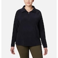 Blusa Columbia Fleece Glacial IV 1/2 Zip Plus Size - Feminina PRETO