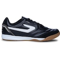 Chuteira de Futsal Maestro Pro IV Topper Quadra Indoor - Adulto PRETO/BRANCO