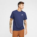Camiseta Nike Sportswear Club - Masculina AZUL ESCURO