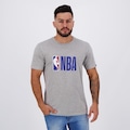 Camiseta New Era NBA Essentials Logo - Masculina CINZA