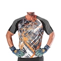 Camisa de Goleiro Poker Sublimax - Masculina PRETO/CINZA