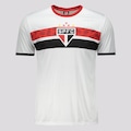 Camisa do São Paulo Futfanatics  Stencil - Masculina BRANCO