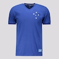 Camisa Futfanatics Cruzeiro Home 1976 - Masculina AZUL