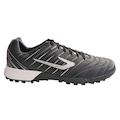 Chuteira Society Topper Top Titanium Ix - Adulto PRETO/CINZA