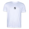 Camiseta New Era Masculina New York Yankees MLB Performance BRANCO