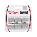 Overgrip Wilson Empunhadura Raquete Pro Comfort - 3 Unidades PRATA