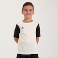Camiseta adidas Estro 19 - Infantil BRANCO/PRETO