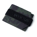 Carteira Apache Tática Slim Clip Invictus Porta Cartão PRETO/CINZA ESC