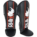 Caneleira Protetor de Canela Rhino PRETO/VERMELHO