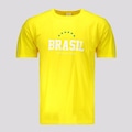 Camisa Futfanatics Brasil Estrelas - Masculina AMARELO