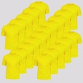Camiseta Dras Basica - 20 Unidades - Masculina AMARELO