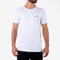 Camiseta Billabong Small Arch Plus Size - Masculina BRANCO