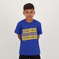 Camiseta Futfanatics Bora Brasil - Infantil AZUL