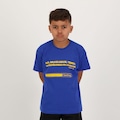 Camiseta Futfanatics Brasil Trofeuzinho - Masculina AZUL