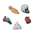 Jibbitz Crocs Alpinista - 5 unidades NAO SE APLICA