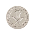 Jibbitz Crocs Medalha Chef BRANCO