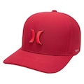 Boné Aba Curva Hurley Outline SM23 - Fechado - Adulto VERMELHO