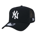Boné Aba Curva New Era New York Yankees 940 A-Frame - Trucker - Snapback - Adulto PRETO