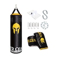 Kit de Luta Troia: Saco de Pancada Profissional + Luvas + Suporte - 120cm Nao Se Aplica